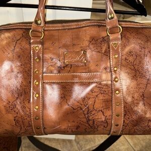 Patricia Nash 3-Piece Luggage Set – World Map Print